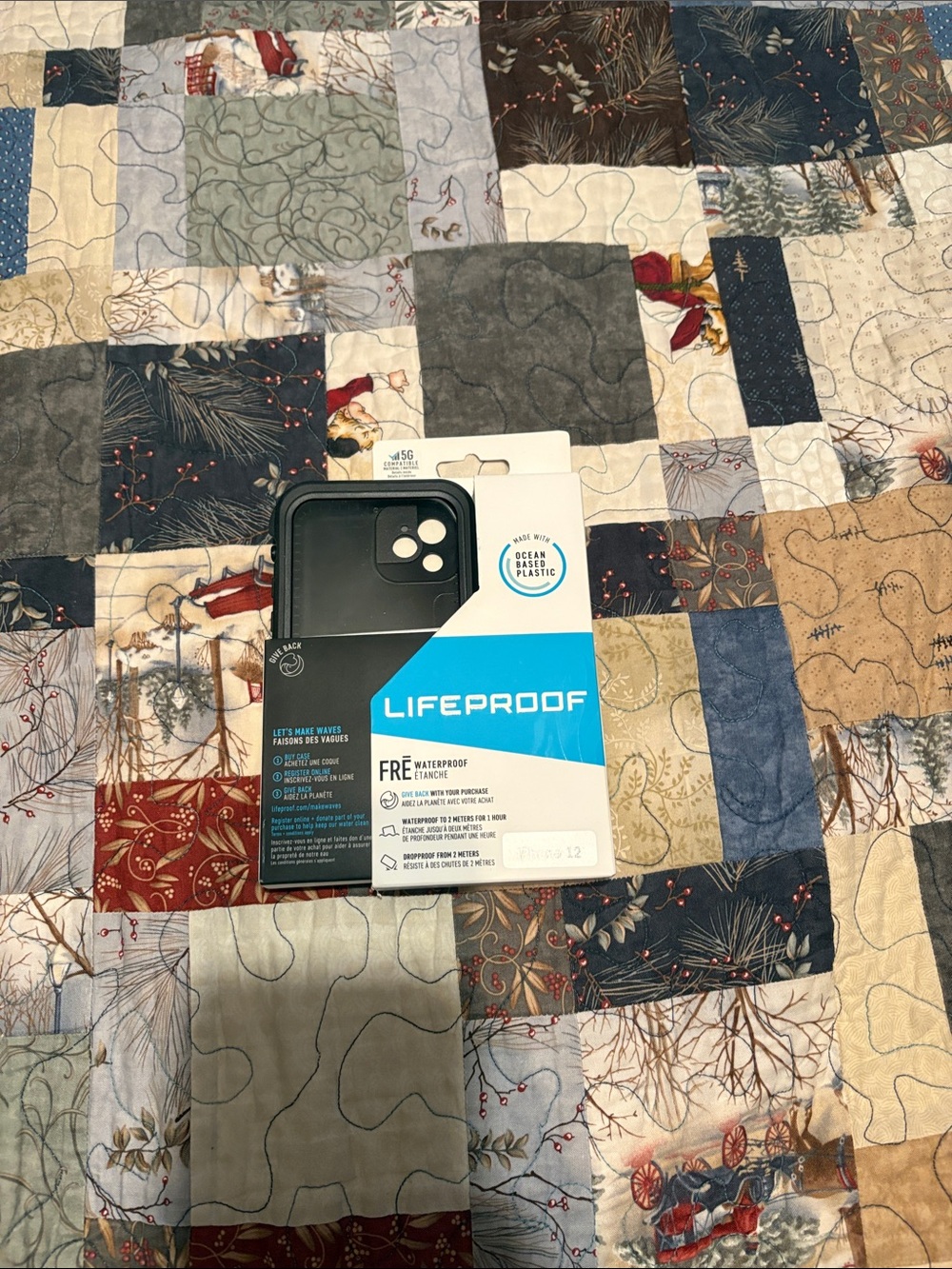 LifeProof FRE Waterproof Case for iPhone 12 - Black